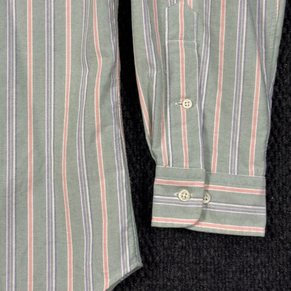 Vintage Polo Ralph Lauren Oxford Dress Shirt Mens 15.5 32/33 Classic Fit Striped - Picture 5 of 12